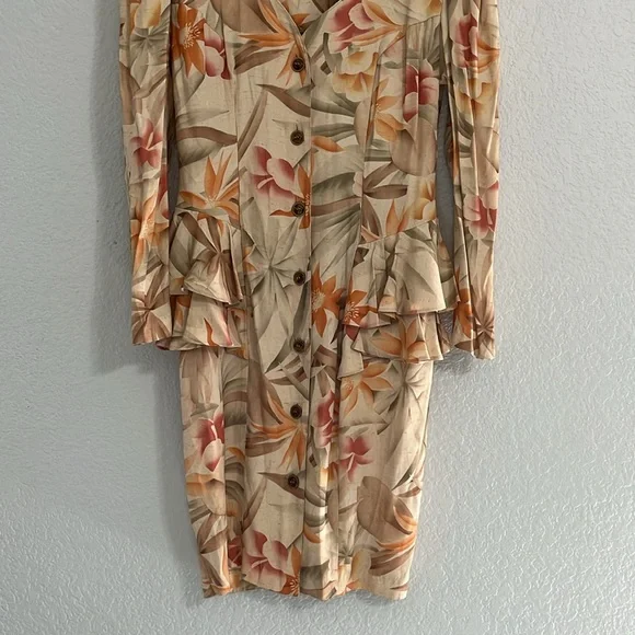 Young Edwardian Vintage 80s Floral Dress